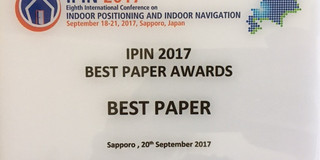 Best paper awards certificate