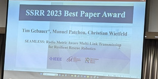 CNI Researchers win Best Paper Award at IEEE SSRR 2023