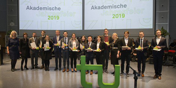 Representatives of TU Dortmund with the Commended