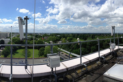 CNI outdoor testing site on a rooftop