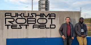 CNI Researchers at Fukushima Robot Testfield