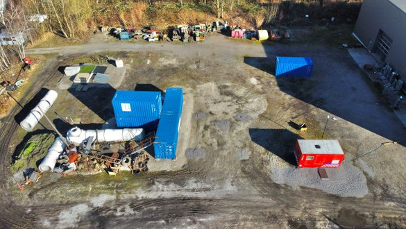 Aerial view of the DRZ outdoor test field available in 6GEM