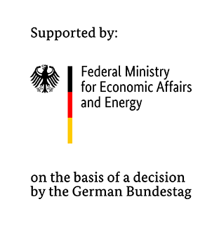 Supported by the Federal Ministry for Economic Affairs and Energy on the basis of a decision by the German Bundestag